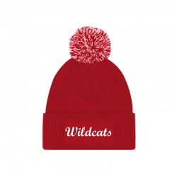 Wildcats Bommelmütze rot